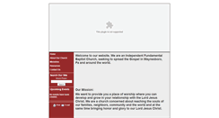Desktop Screenshot of antrimfaithbaptistchurch.com
